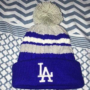Dodgers beanie